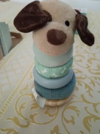 Mini Matters Torre Impilabile Cane Peluche Legno