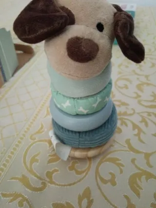 Mini Matters Torre Impilabile Cane Peluche Legno