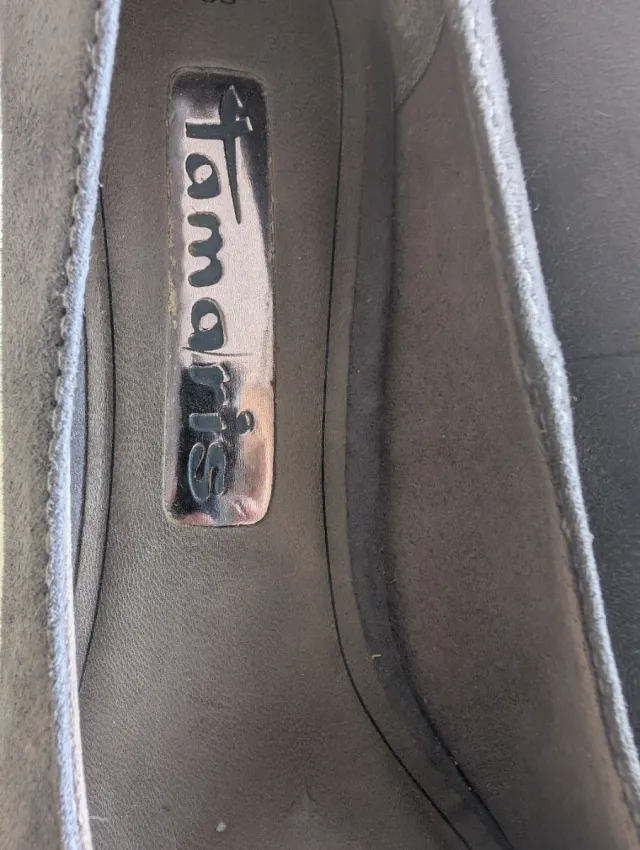 Zapatos de tacón Tamaris grises talla 38