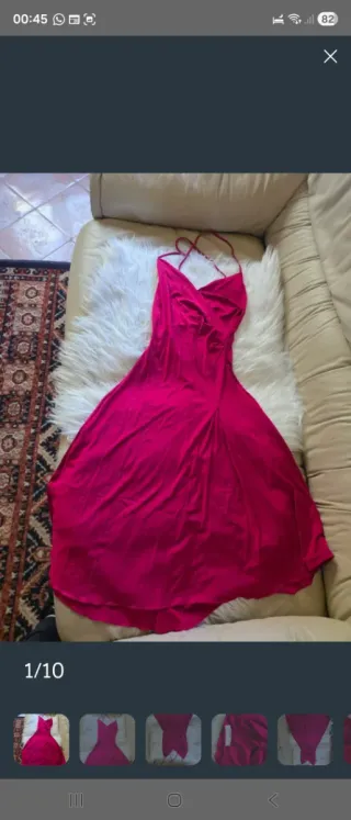 Vestito elegante estivo donna  corto made in Italy