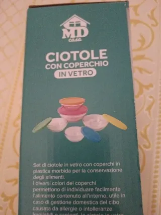 Set 5 Ciotole Vetro MD CASA