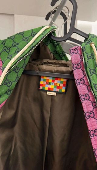 Giacca gucci patchwork.
