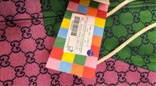 Giacca gucci patchwork.