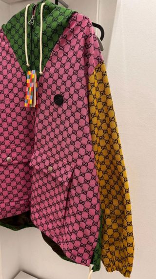 Giacca gucci patchwork.