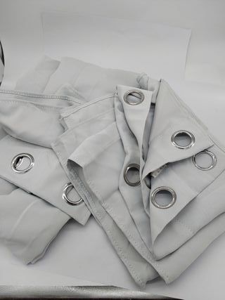 Cortine Bianche Opache PONY DANCE (167x228 cm). 2 Pezzi Moderne per Salone e Camera da Letto, Isolanti Termici