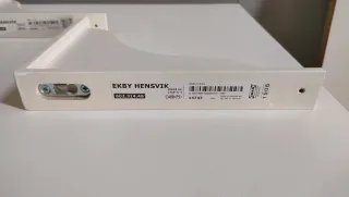 Estante IKEA EKBY + Soportes HENSVIK Blanco