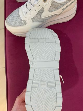 Scarpe Renda donna suola alta