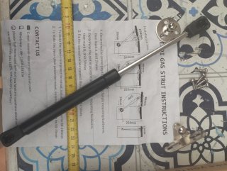 Pistones de gas para puertas (2 unidades)