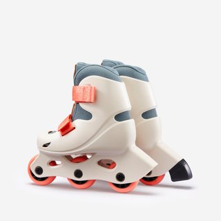 Patines niños ajustable 3 tallas LEARN 100 beige