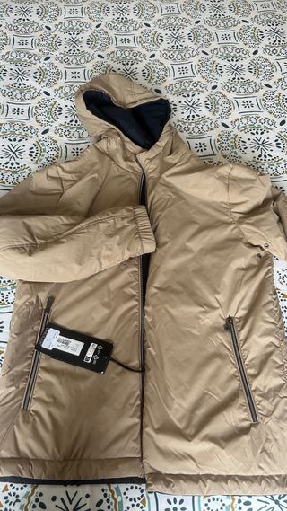 Chaqueta Geox reversible hombre azul/beige Talla50