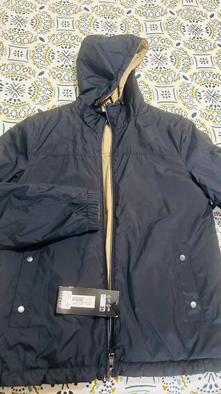 Chaqueta Geox reversible hombre azul/beige Talla50