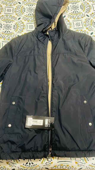 Chaqueta Geox reversible hombre azul/beige Talla50
