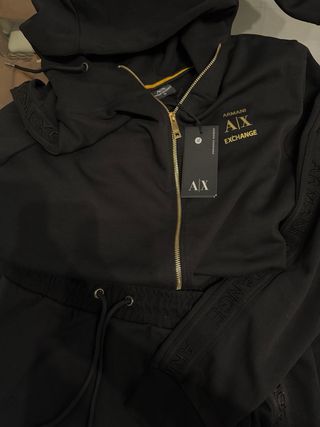Chándal Armani Exchange Negro Talla XL