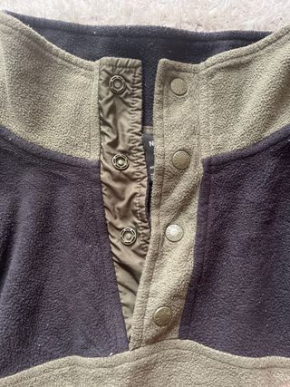 The North Face Fleece XL Preto/Verde Oliva