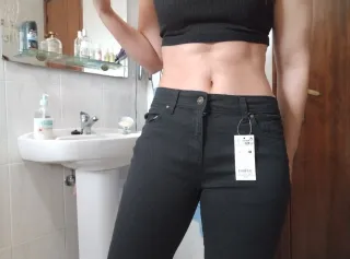 Pantalones vaqueros negros