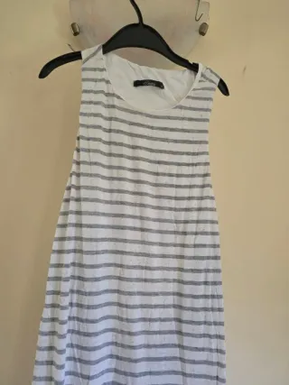 Abito estivo donna lungo schiena mezza aperta righ