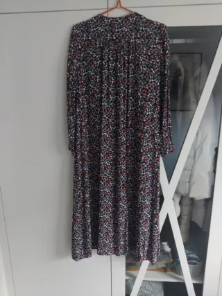 Vestido estampado flores Zara Talla XS