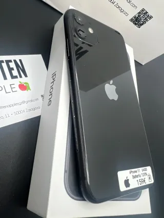 iPhone 11  64GB   BLACK GARANTÍA CAMBIOS!!