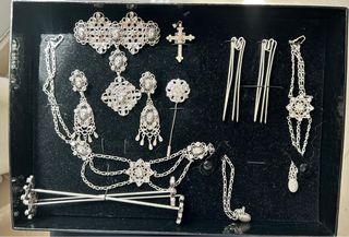 Aderezo Fallera Plata Completo