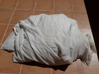 Cortinas o visillos de seda, 8 patas × 50€ URGEE