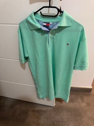Polo Tommy Hilfiger Verde Talla M