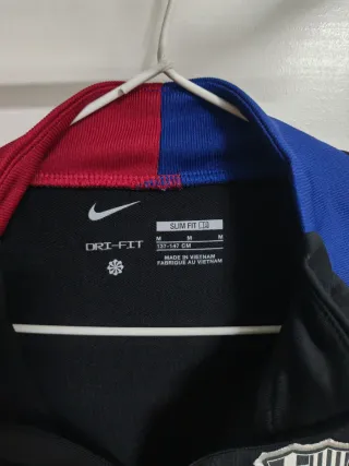 Sudadera FCBarcelona Negra Talla M de niño pequeño