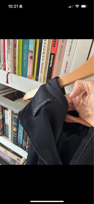 Vestido negro Zara cocktail