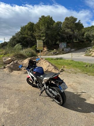 Honda CBR 250r - Moto deportiva azul y roja