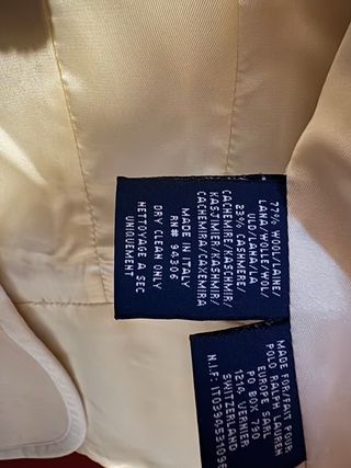 Blazer Ralph Lauren Beige Vintage