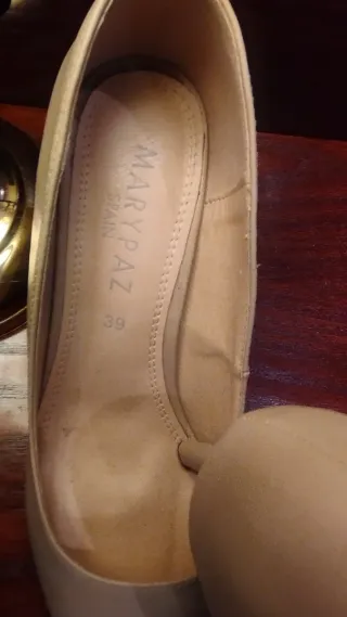 Zapatos de tacón MARYPAZ beige talla 39