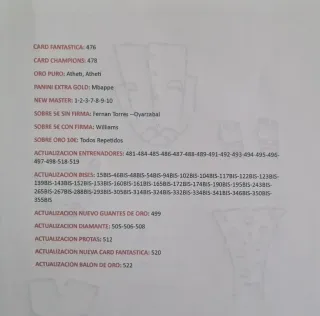 Vendo Panini Adrenalyn XL 2025-2026