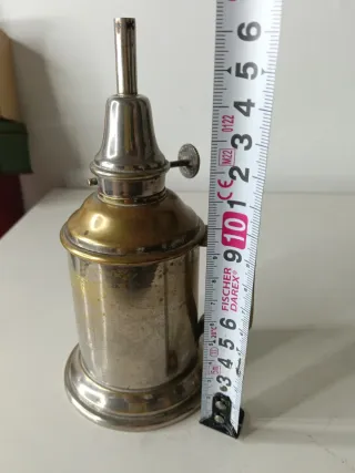 Lámpara de seguridad francesa antigua