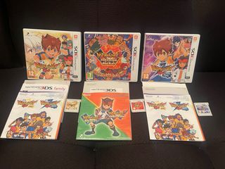 Pack 3 Juegos Nintendo 3DS Inazuma Eleven GO