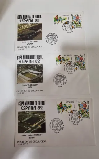Sellos Mundial España 82