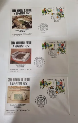 Sellos Mundial España 82