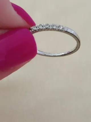 2 Anillos con circonitas