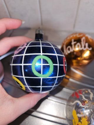 Palle Natale Vetro Soffiato Anni '60