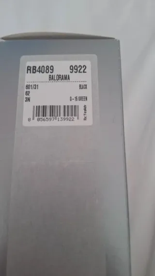 Gafas de Sol Ray Ban Balorama Negras