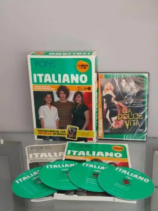 Curso Completo Pons Italiano (2 libros + 4 CD +...