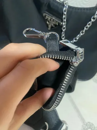 Bolso Prada Negro Nylon con Monedero