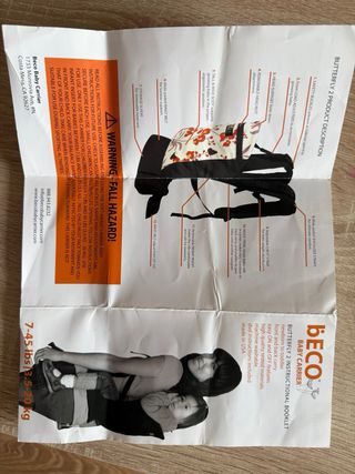 Mochila Porta Bebés de recién nacido a 20kg