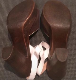 Nuevas Sandalias  PIEL Eva Frutos Tacón 39