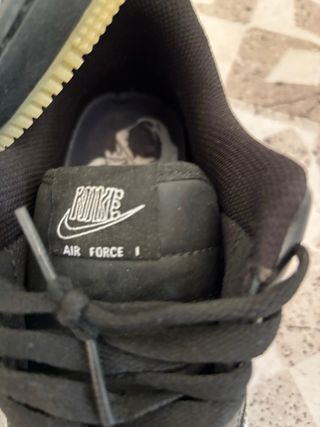 Nike Air Force 1 Esqueleto Negro