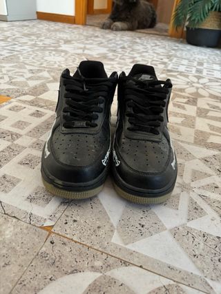 Nike Air Force 1 Esqueleto Negro