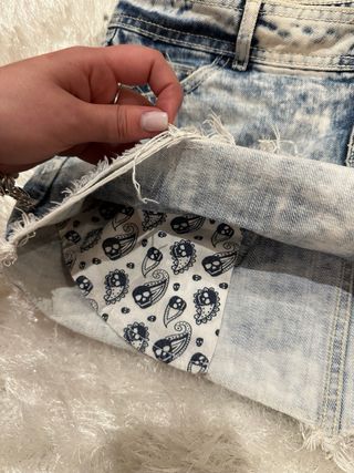 Mini Saia Cintura Baixa Vintage