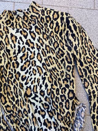 Body fantasia leopardata manica lunga tg 44/46