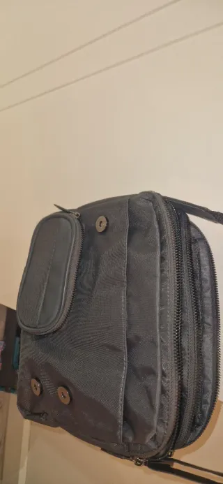Bolso bandolera gris