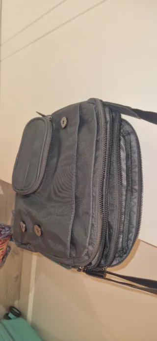 Bolso bandolera gris