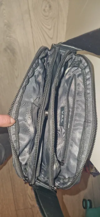 Bolso bandolera gris