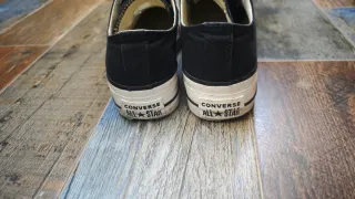 Converse plataforma negras